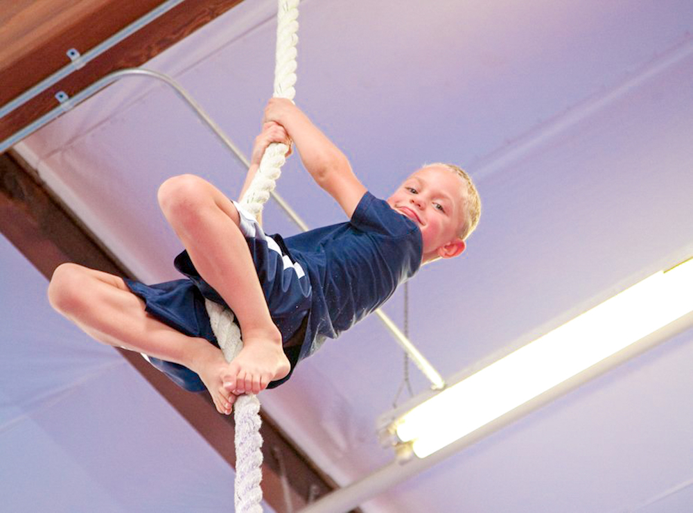 Ninja Kid Rope Climb - SCATS Gymnastics